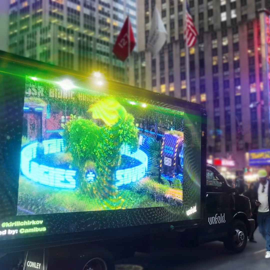 Mobile pop-up exhibition, Manhattan, New York — Kirill Chirkov digital art